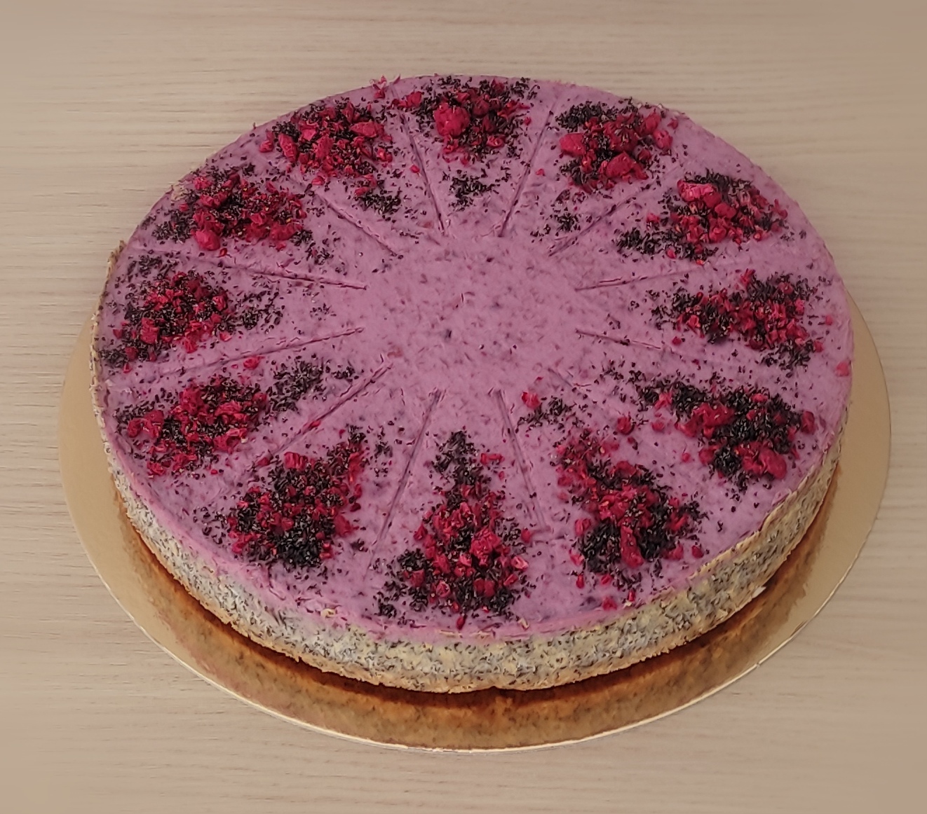 Makový cheesecake